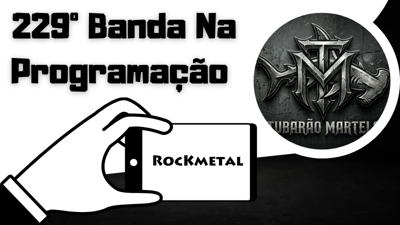 Banner Tubarão Martelo RocKMetal